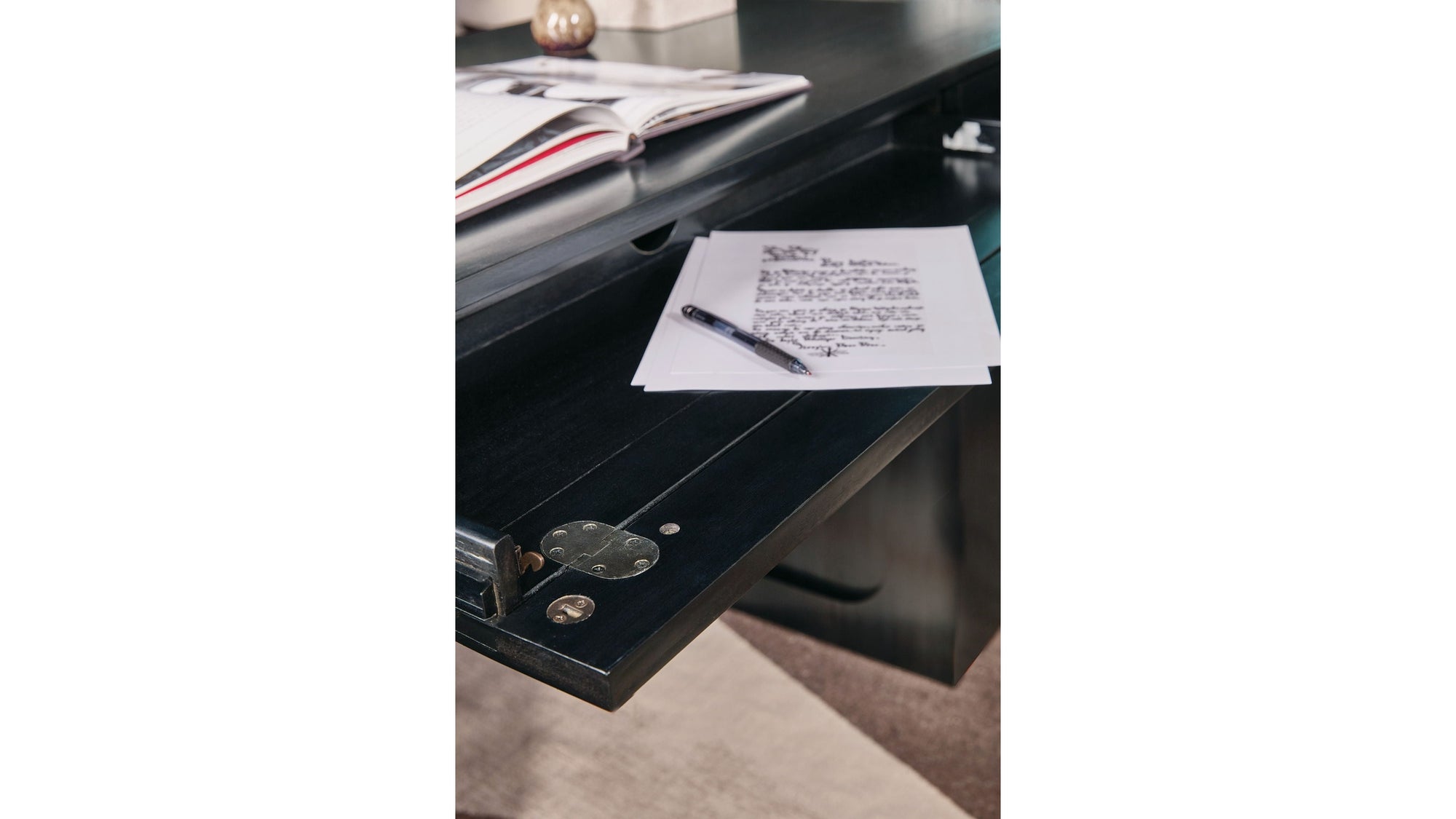 Kenzo - Adjustable-Height Desk - Black