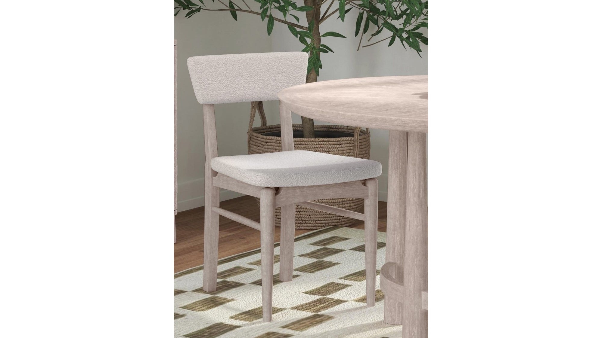 Horizons - Dining Chair - Cerused White Oak