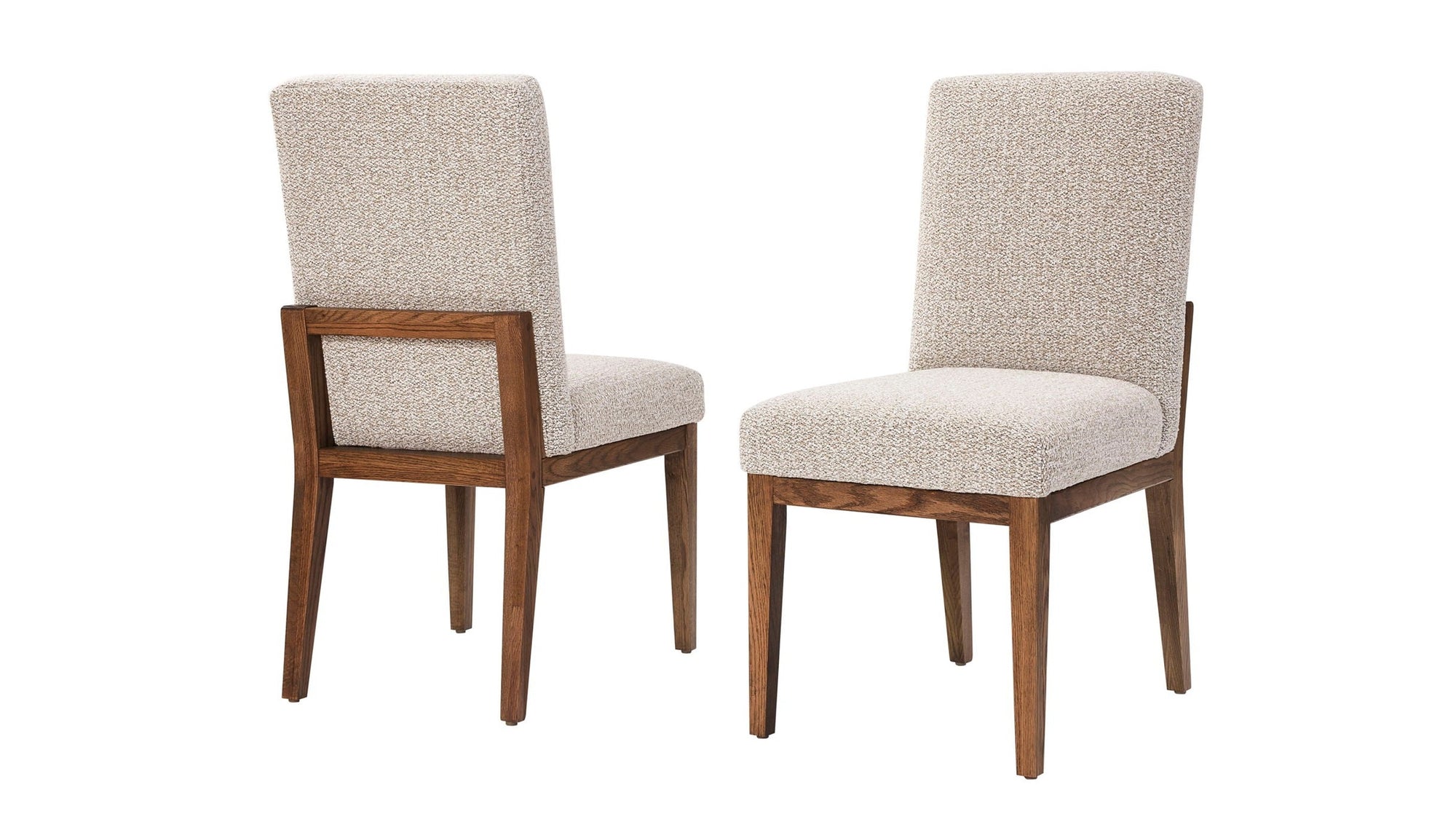 Dovetail - Upholstered Side Chair - Natural Legs