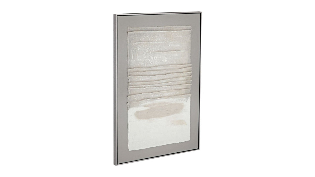 Zole II Framed Canvas - Gray