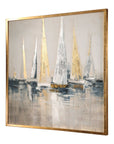 Regatta - Nautical Art - Blue