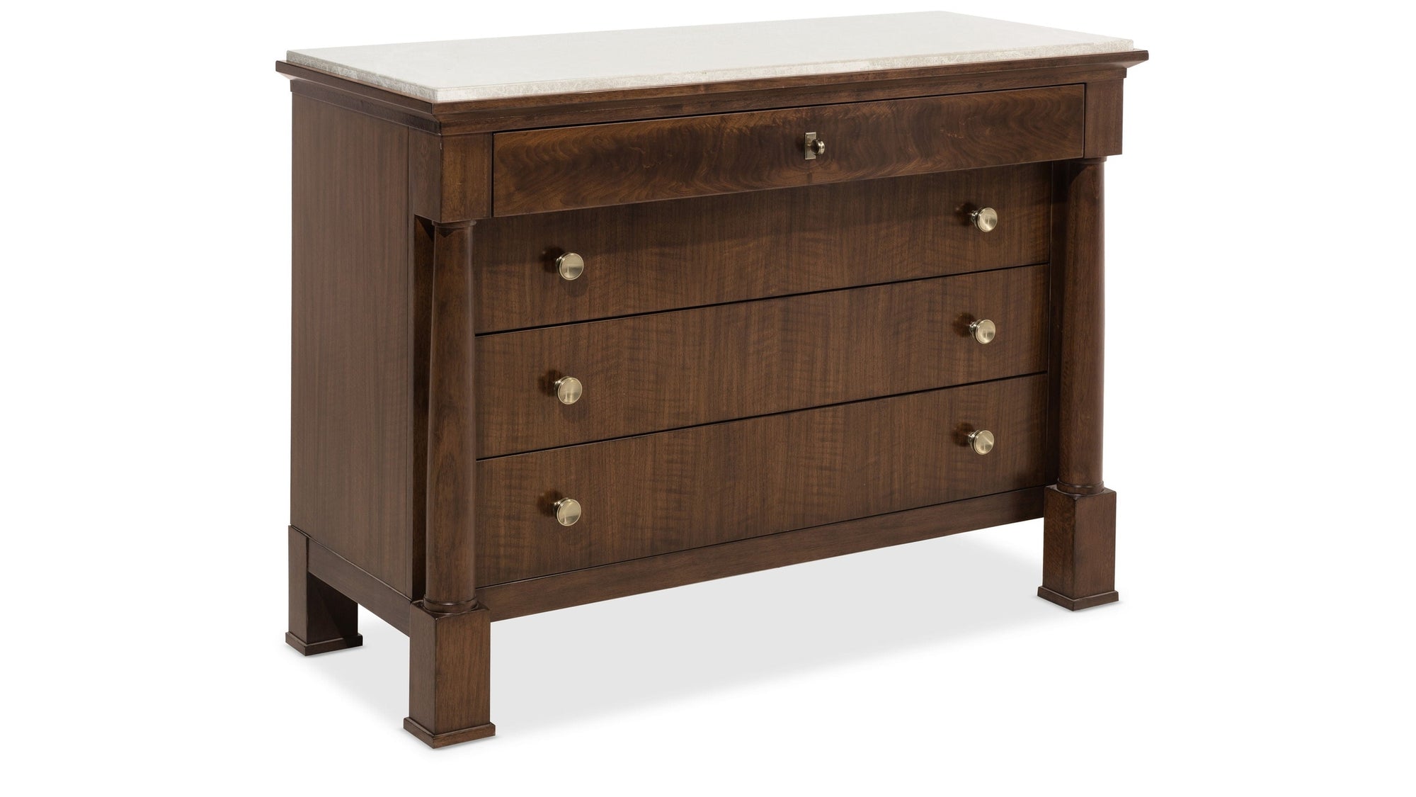 Archives - Four-Drawer Chest - Dark Brown