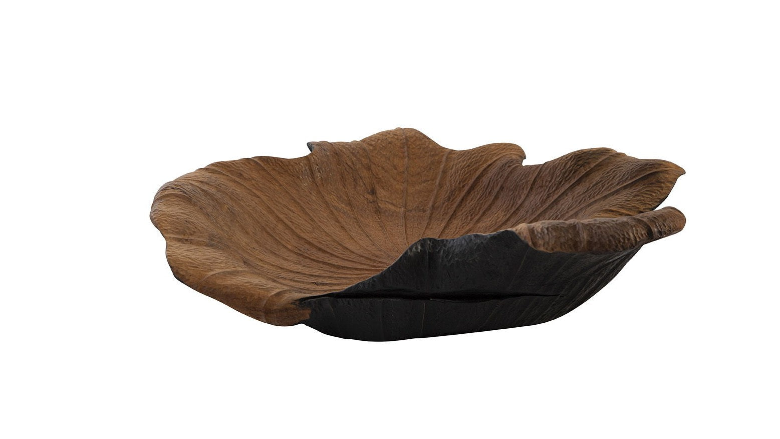 Teak Bowl - Black / Dark Brown