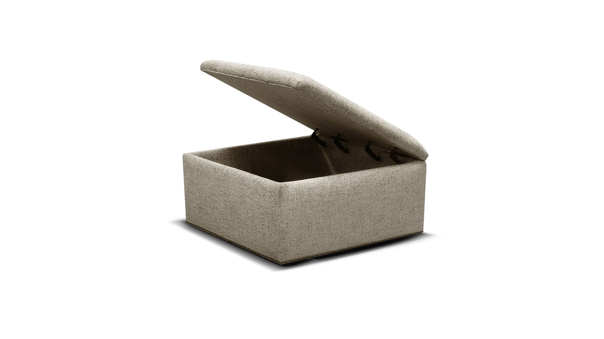 Hendrix - 7650/AL/N - Ottoman With Nails