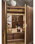 Eleana - Bar On Stand - Medium Wood