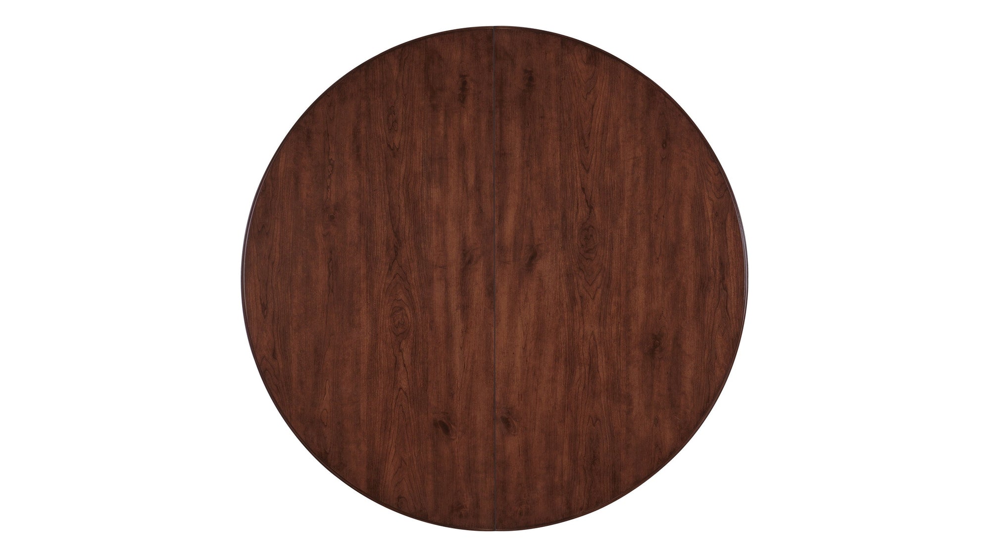 Charleston - Round Pedestal Dining Table With 1-20" leaf - Dark Brown