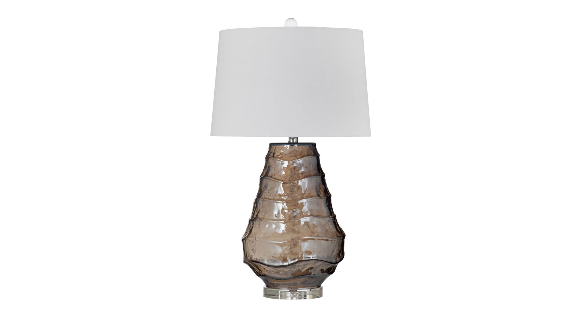 Monaco - Table Lamp - Light Brown / White