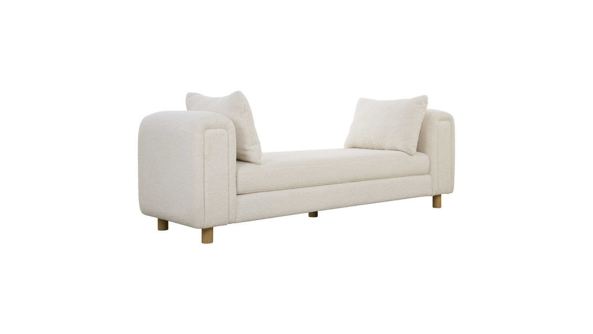Repose - Oversized Ivory Bench