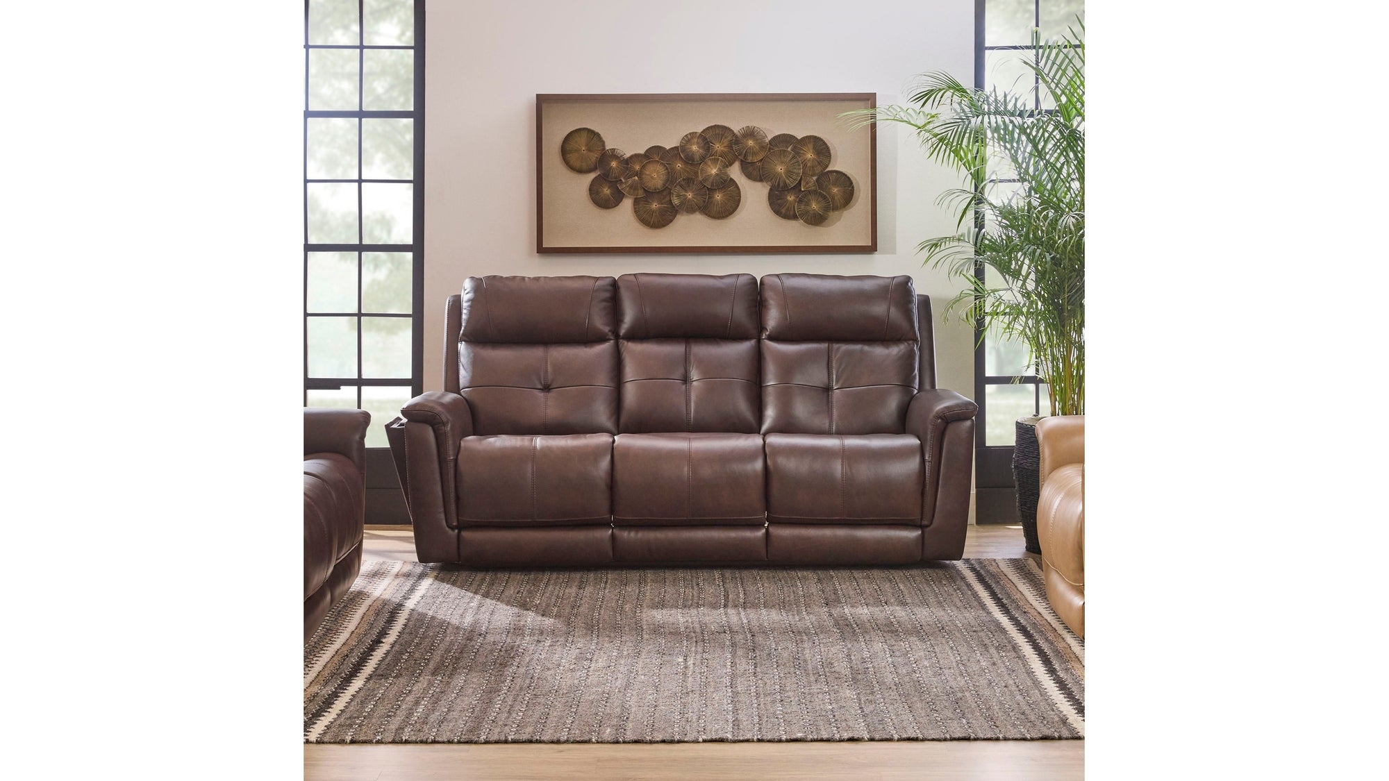 Ranger - Power Reclining Sofa With Console, Power Headrest, Lumbar, Heat &amp; Massage