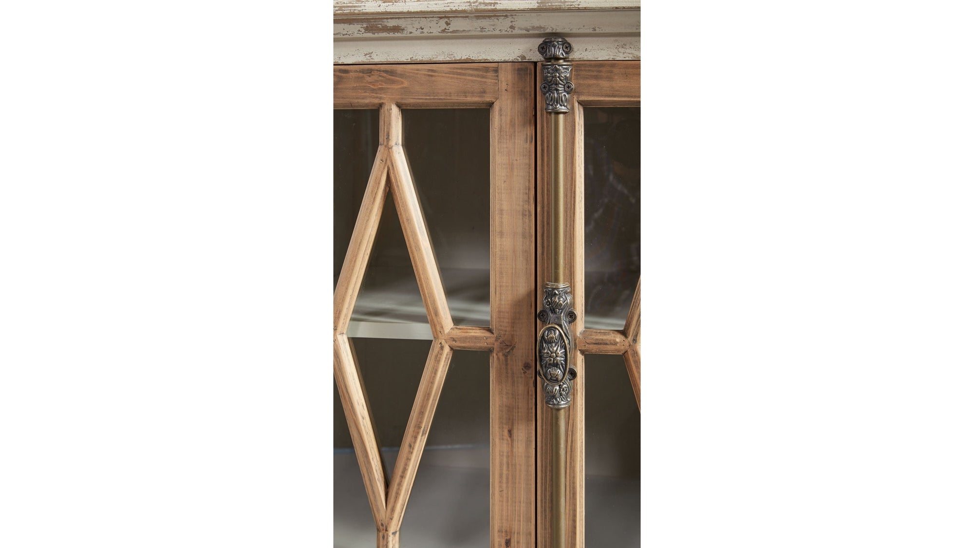 Dove Stalone - Glass Front Server - Beige