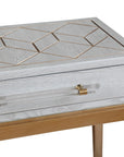 Perrine - Console Table - Silver / Gold