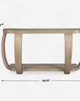 Adona - Wood Console Table - Light Brown