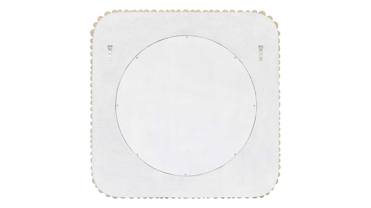Merak - Teak Mosaic Mirror - Woodtone