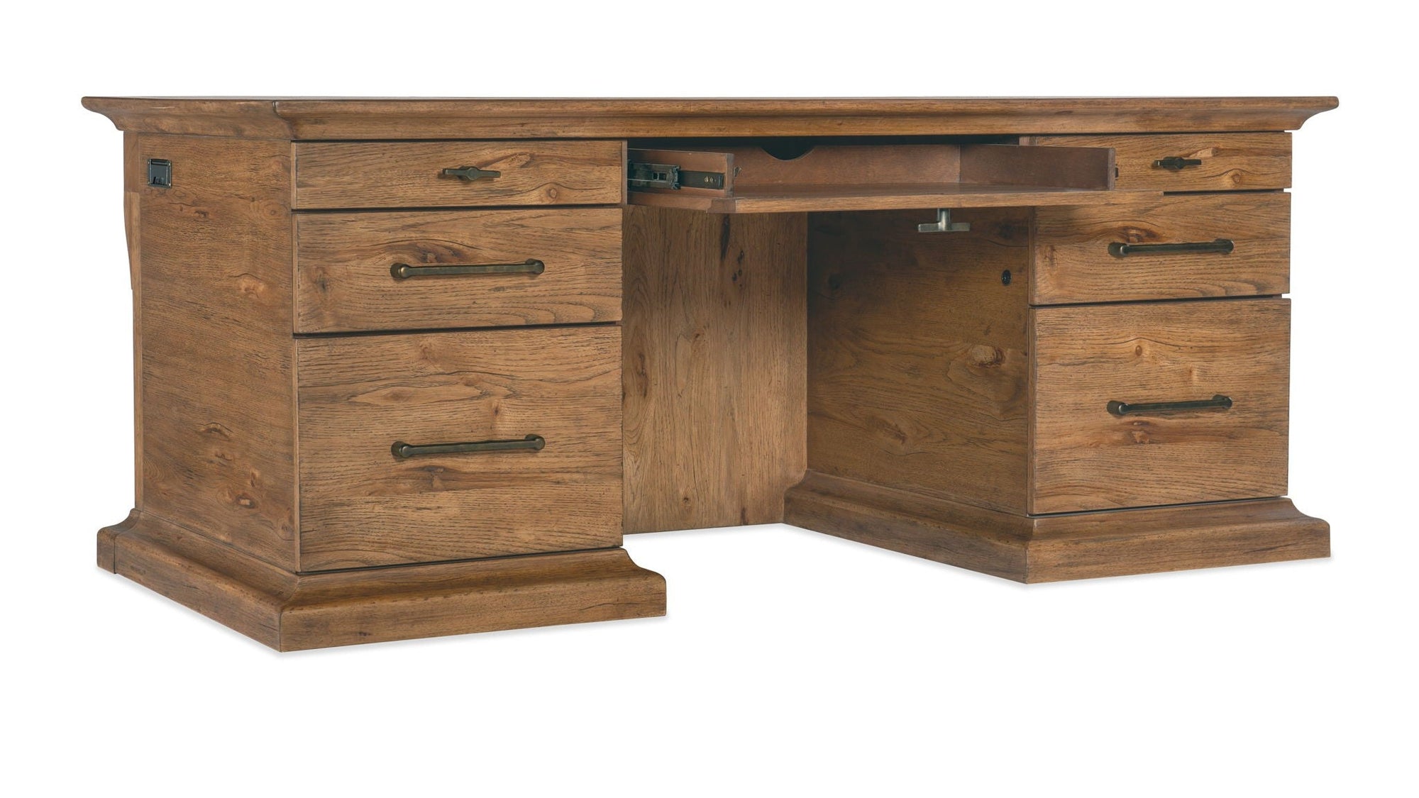 Big Sky - Executive Desk - Light Brown