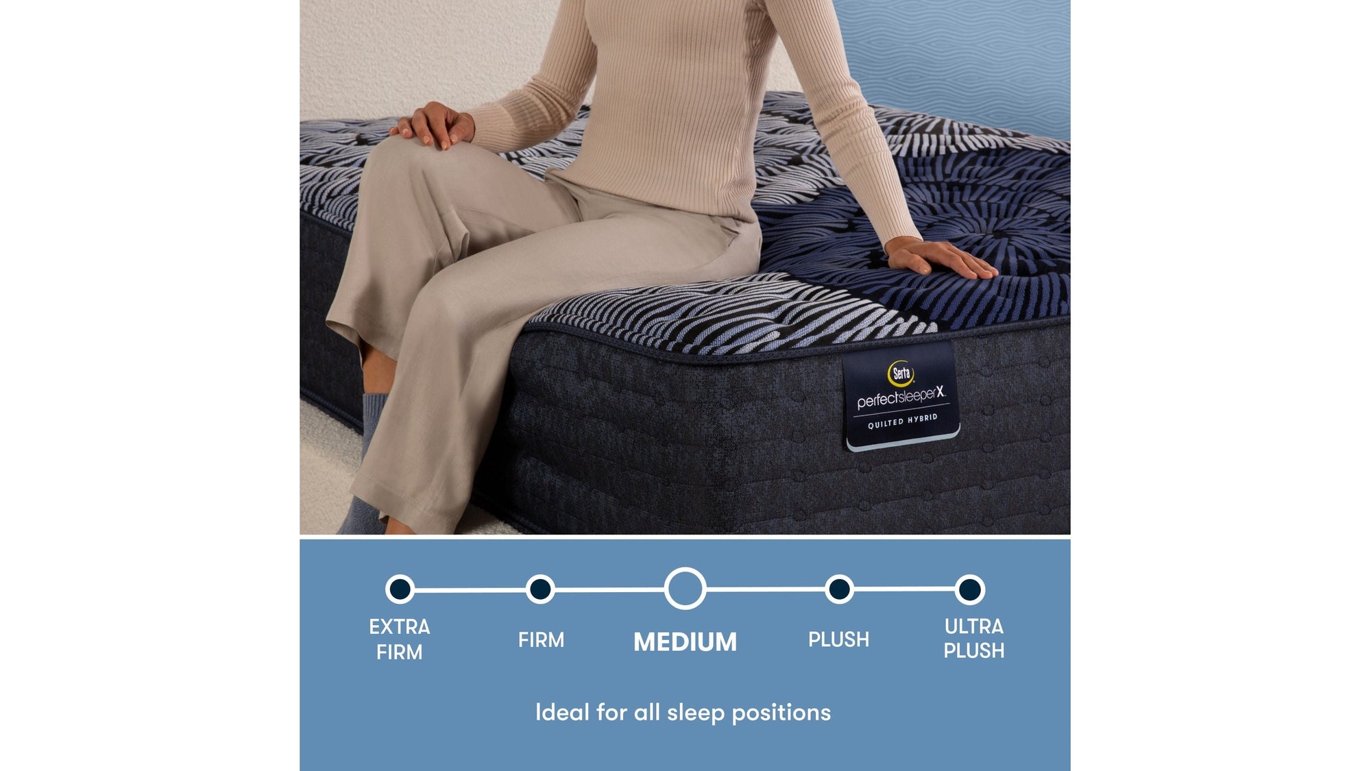 Perfect Sleeper X - 14.25" Max Hybrid Medium Mattress