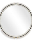 Crystalline - Round Mirror - White