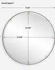 Grand Pendulum - Round Mirror