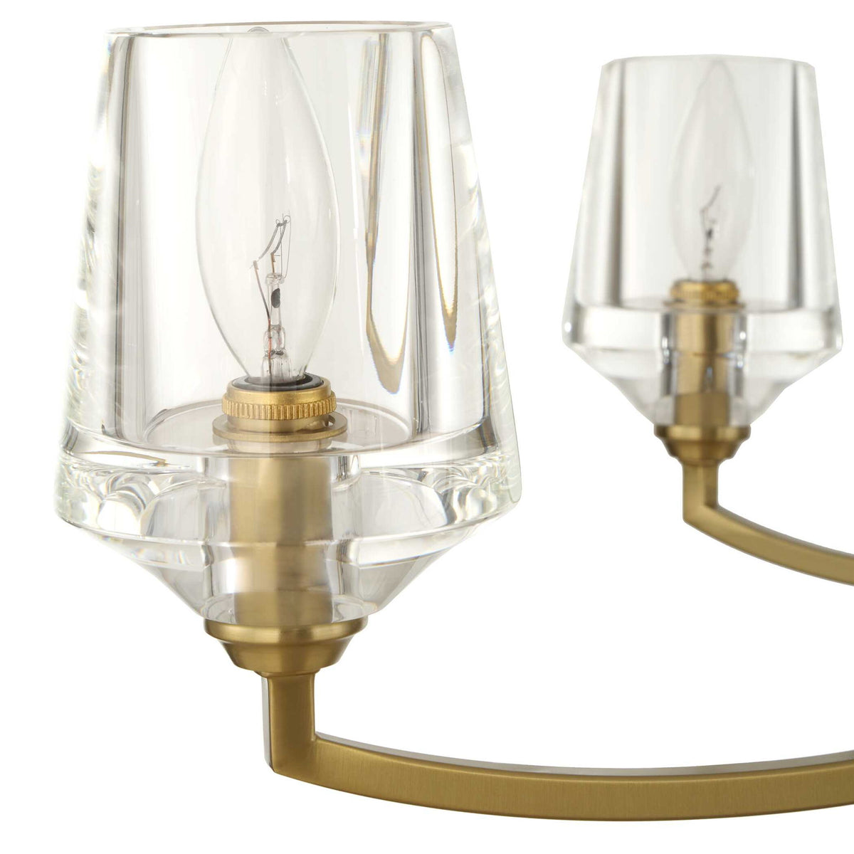 Barcelona - 6 Light Brass Chandelier - Gold