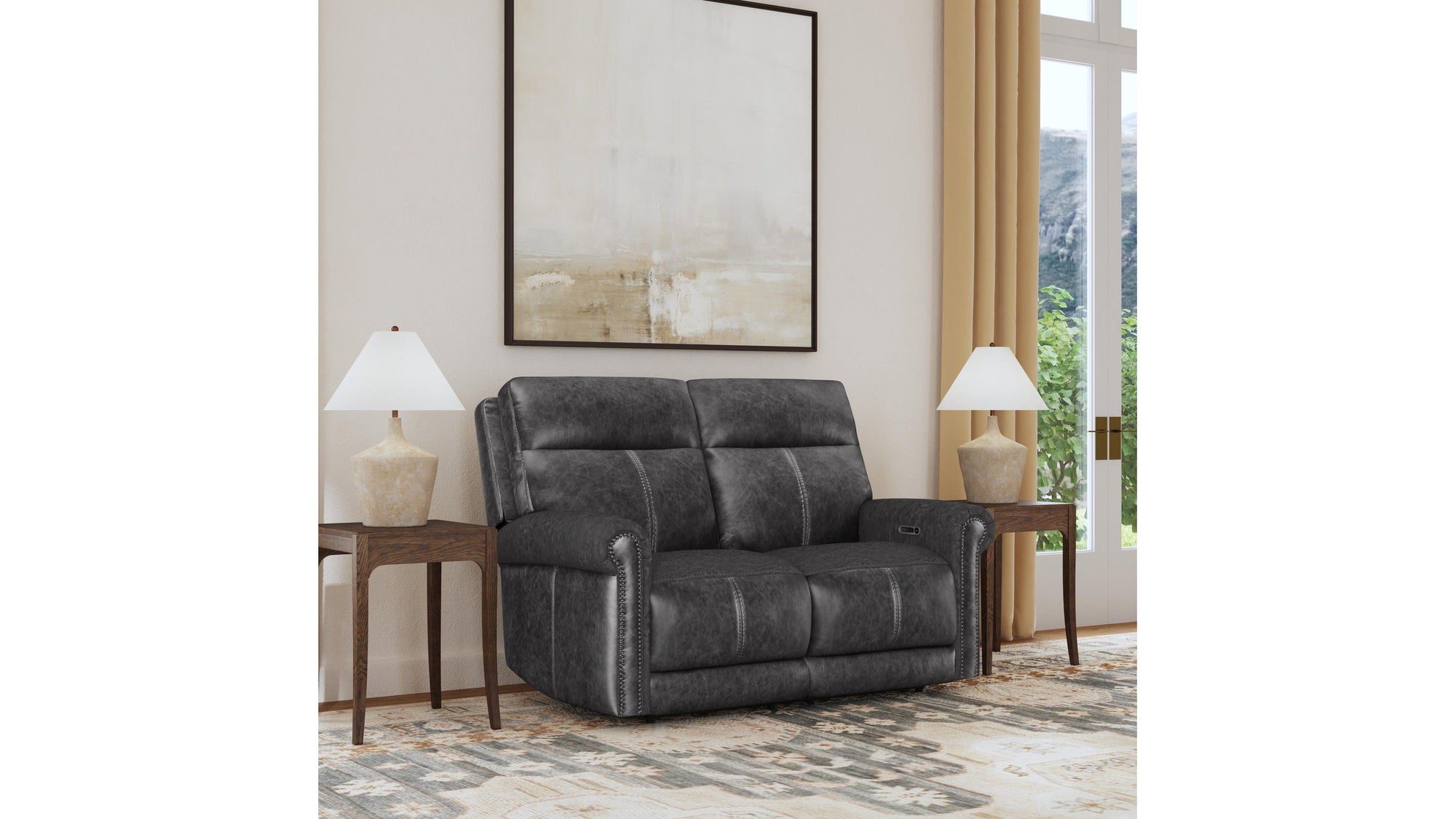 Alexander - Power Reclining Loveseat With Power Headrest &amp; Lumbar