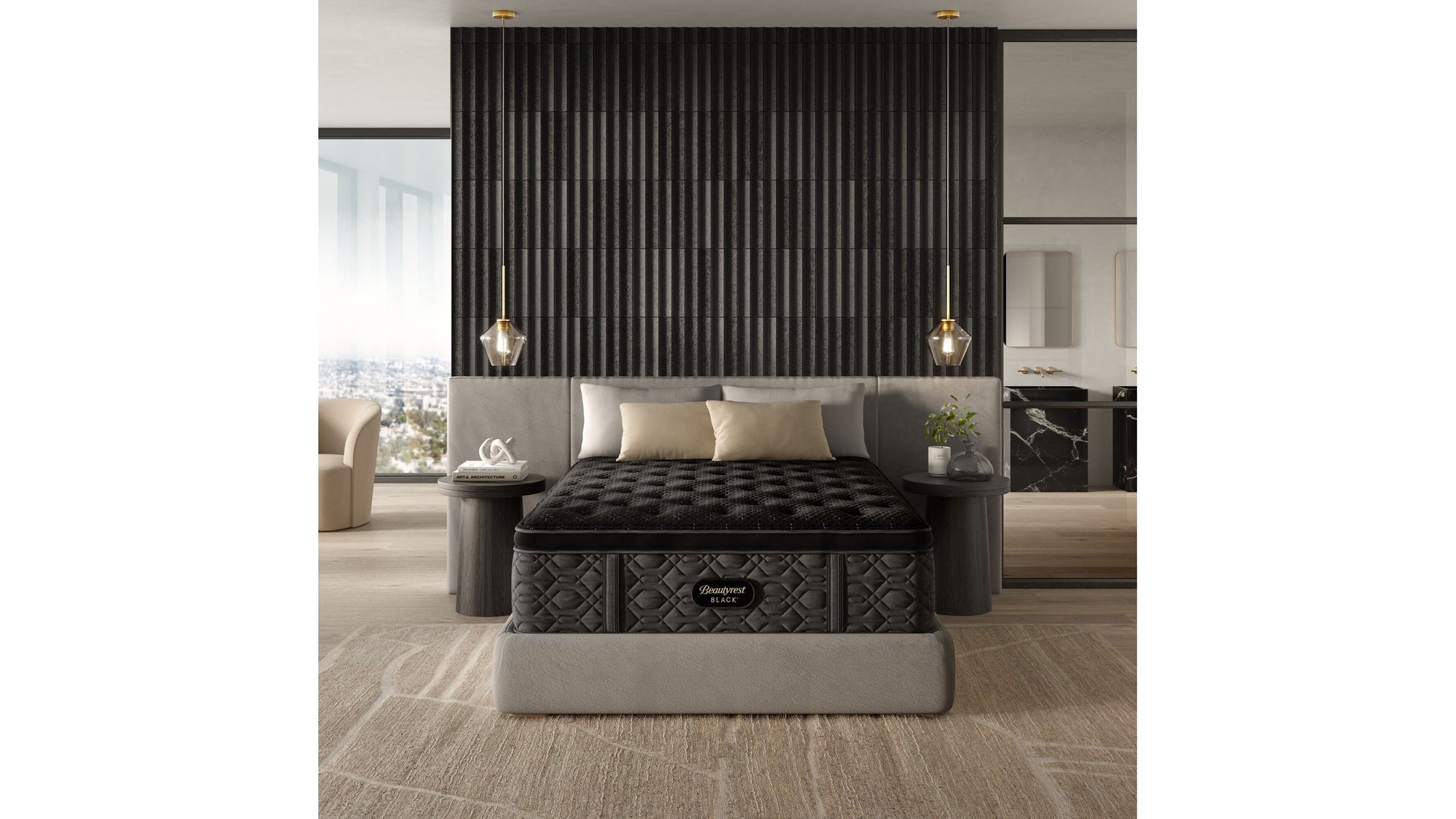 Beautyrest Black - 16.25" Series Three Medium Pillow Top Mattress