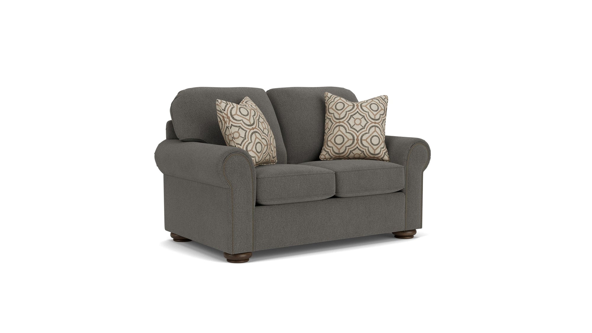 Preston - Fabric Loveseat With Nailhead Trim