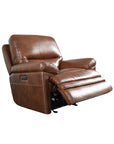 David - Power Gliding Recliner With Power Headrest & Lumbar - Pecan