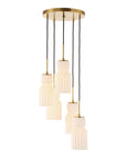Vanier - 5 Light Cluster Pendant - Gold