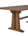 Lincoln - Rectangular Dining Table - Brown