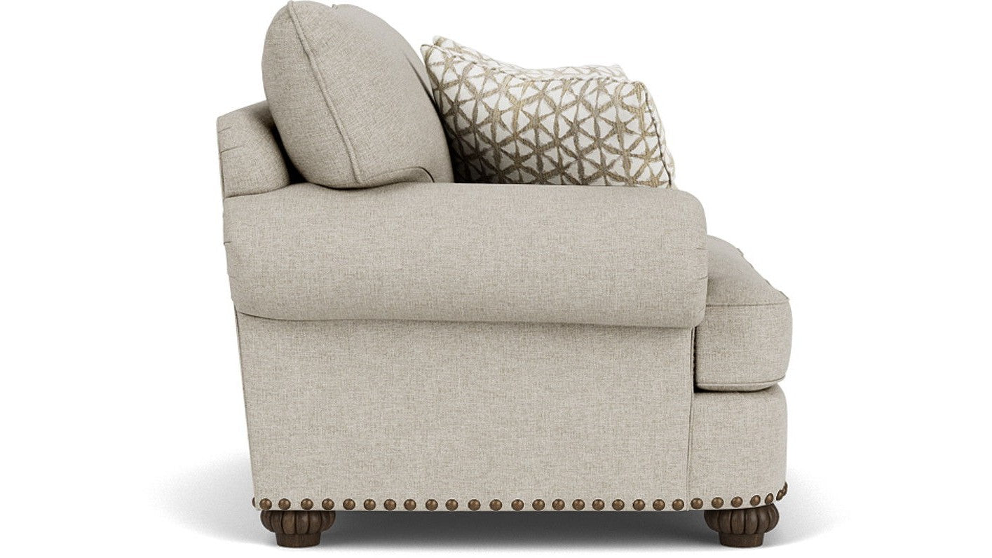 Patterson - Fabric Chair, Nailhead Trim