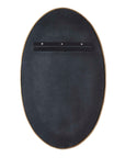 Ellis - Beaded Oval Mirror - Brass