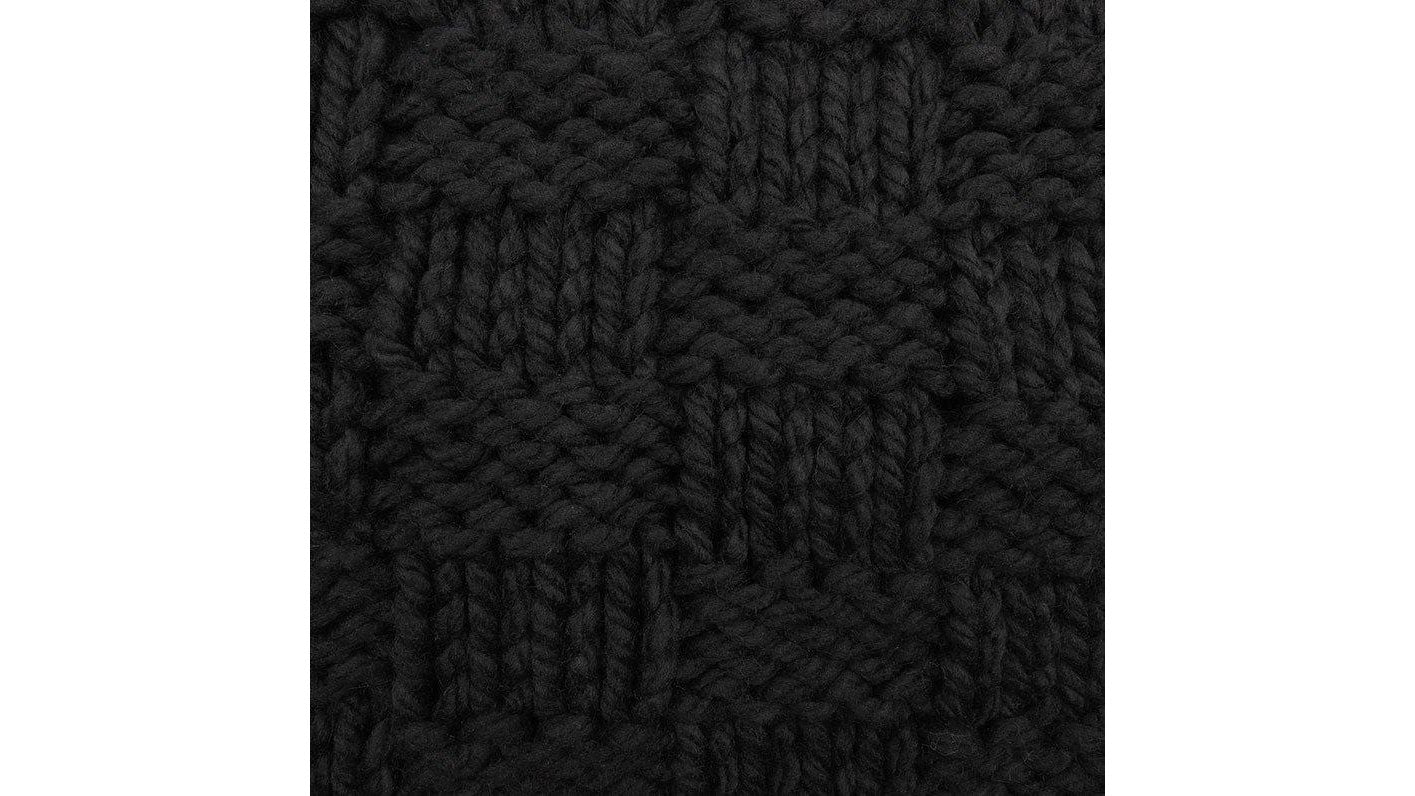 Chess Knit - Throw - Black