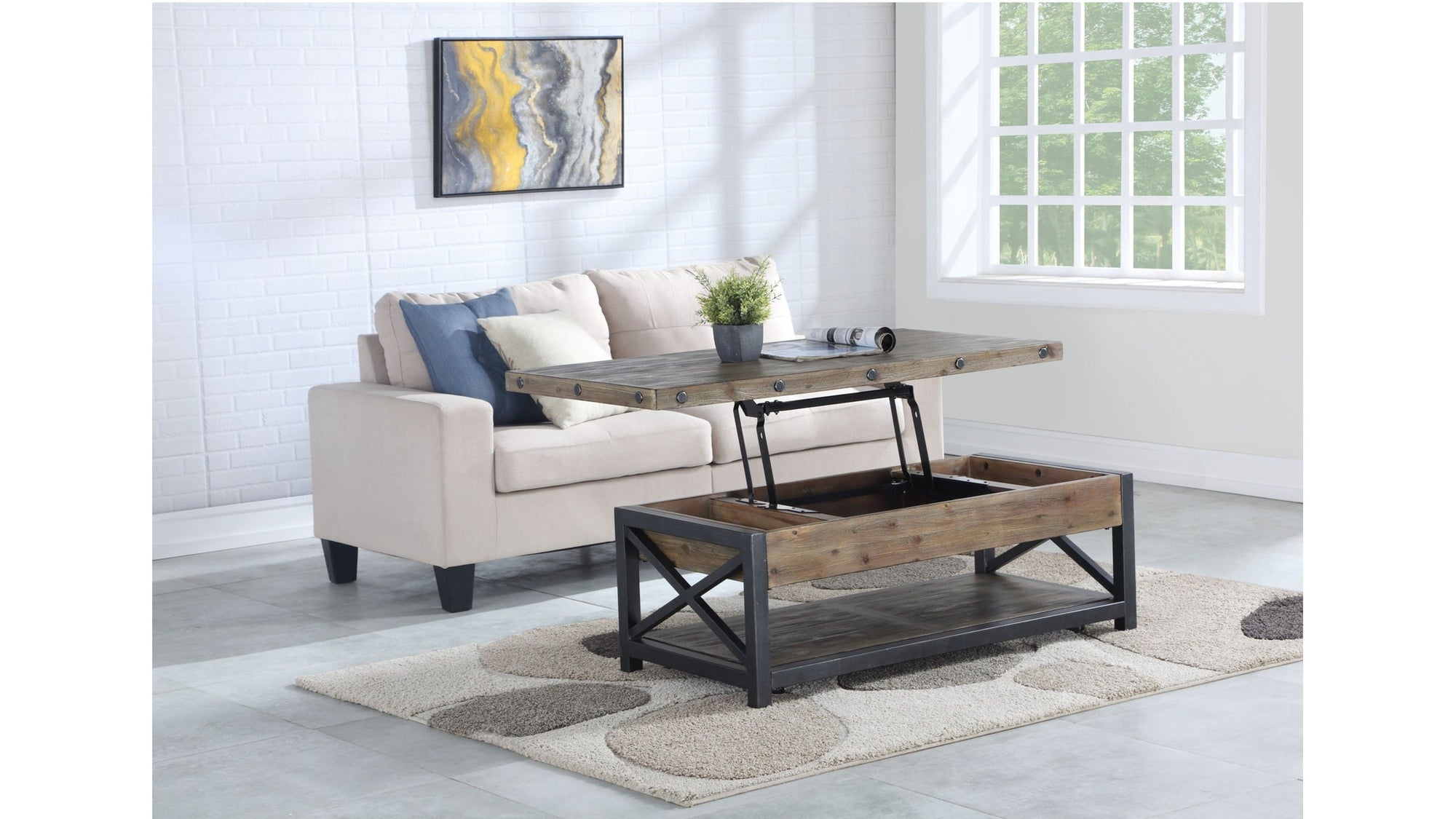 Carpenter - Rectangular Lift-Top Coffee Table