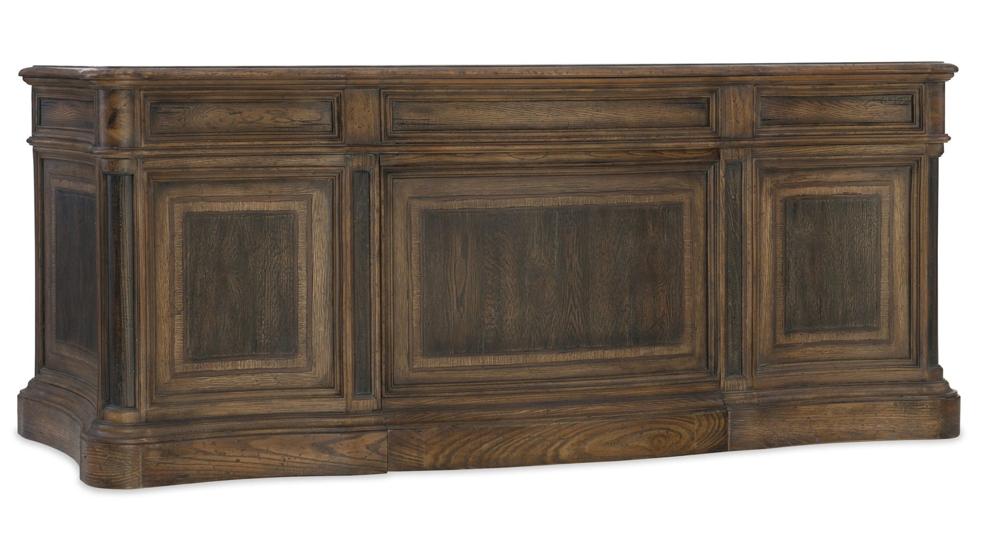 Hill Country - St. Hedwig Executive Desk - Dark Brown