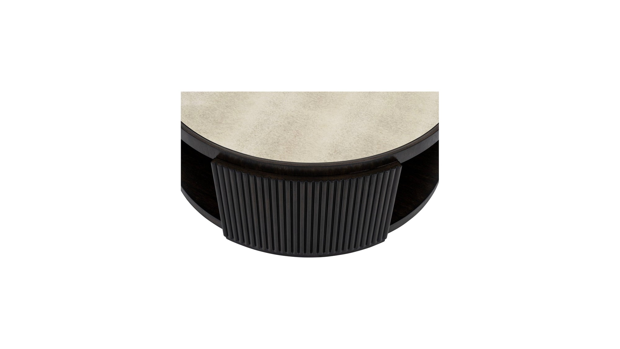 Rivera - Coffee Table - Espresso Oak / Gold
