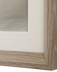 Deep Rains - Framed Abstract Print - Light Gray