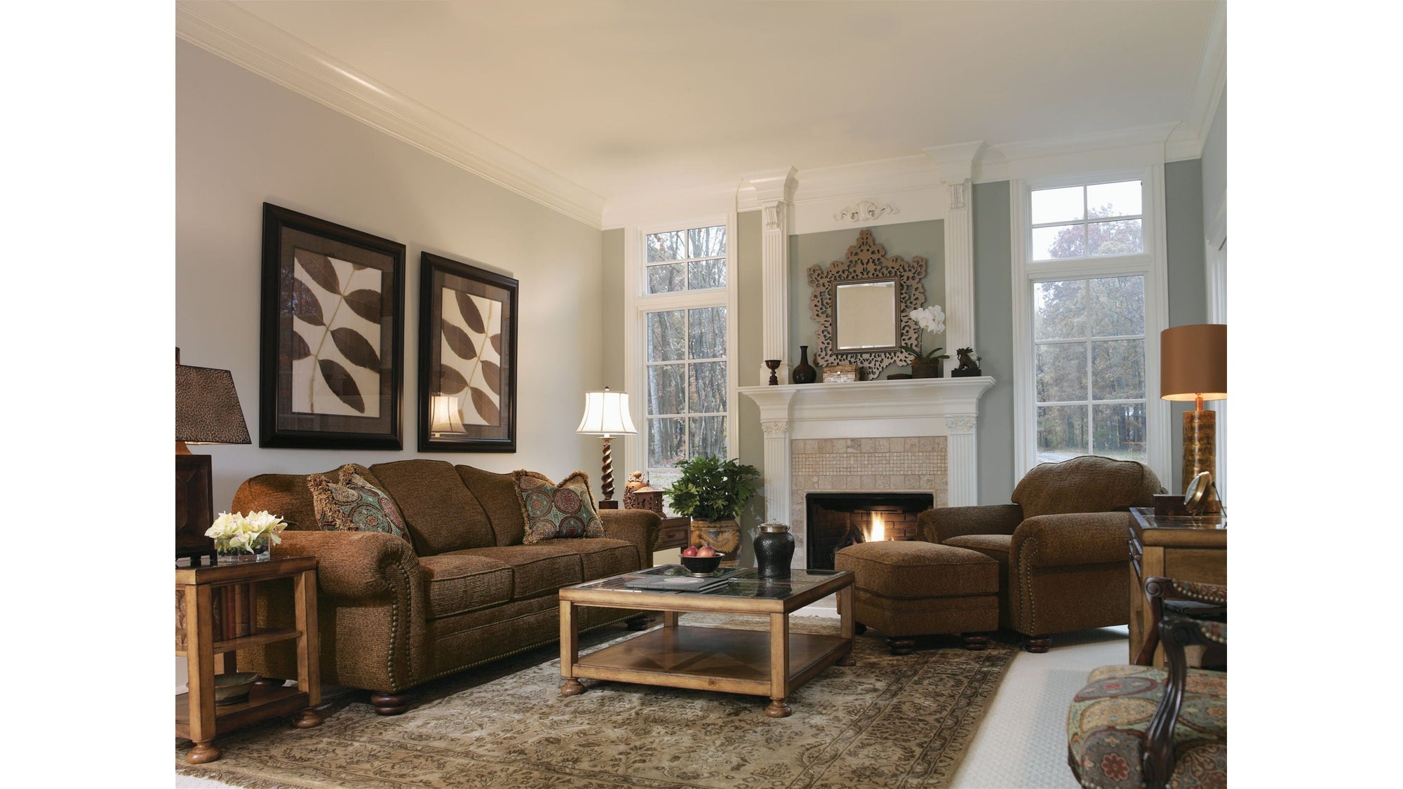 Bexley - Ottoman, Nailhead Trim