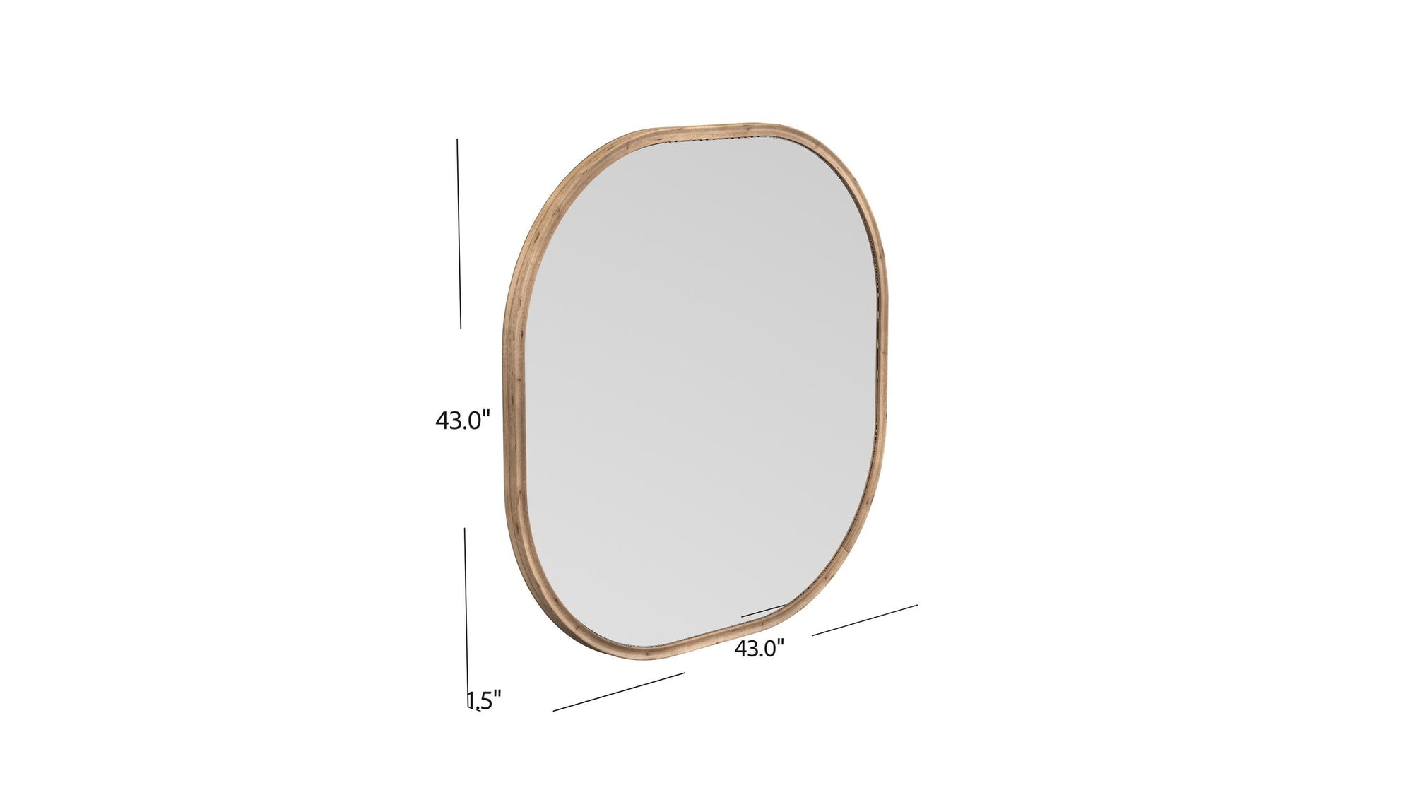 Richards - Wall Mirror - Brown