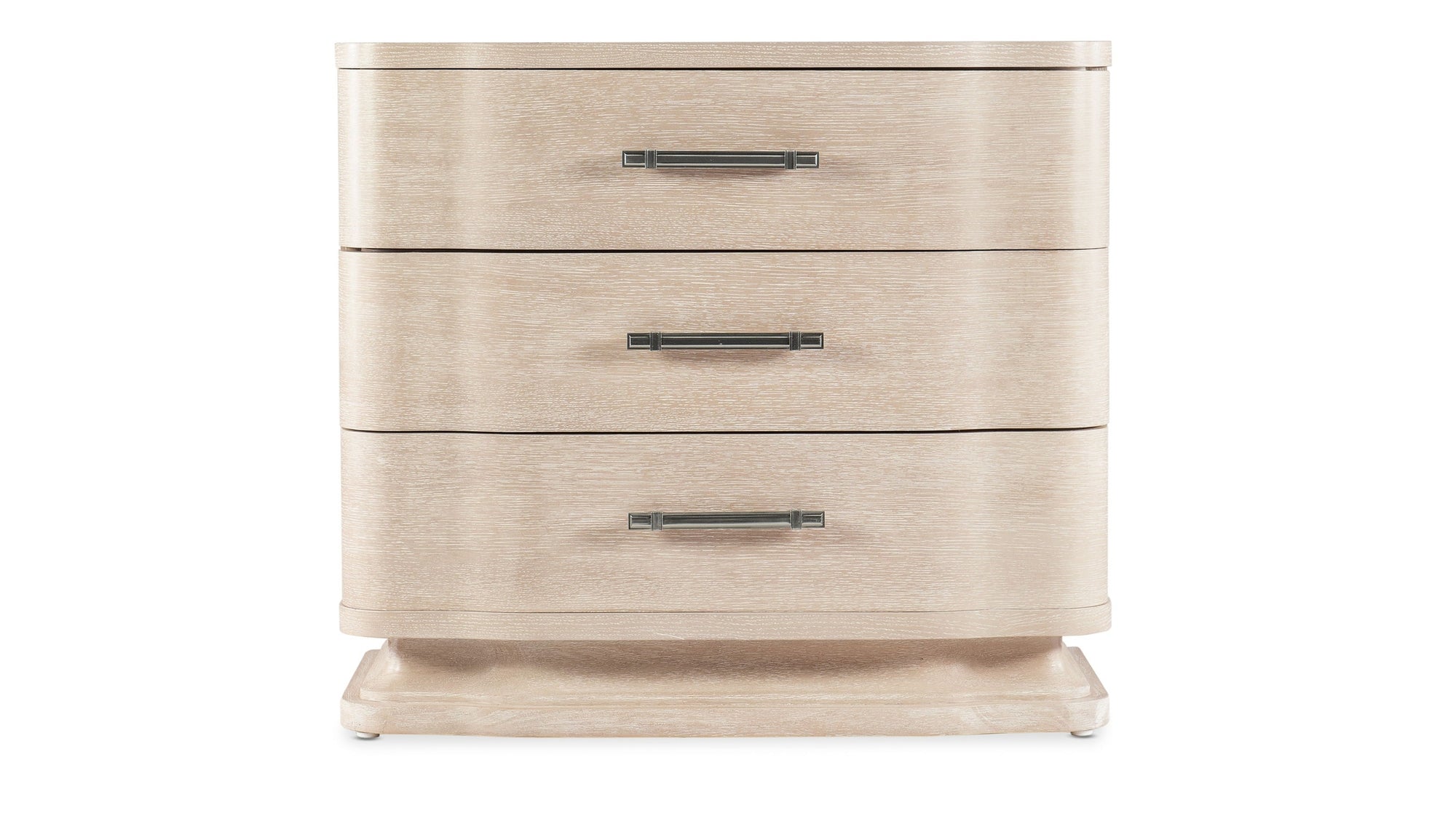 Nouveau Chic - Three Drawer Nightstand - Light Brown