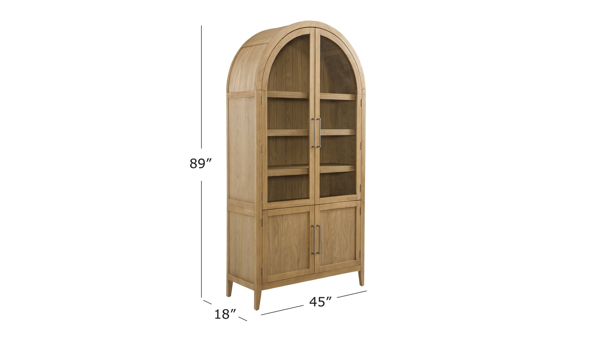 Fynn - Display Cabinet - Blonde Tan