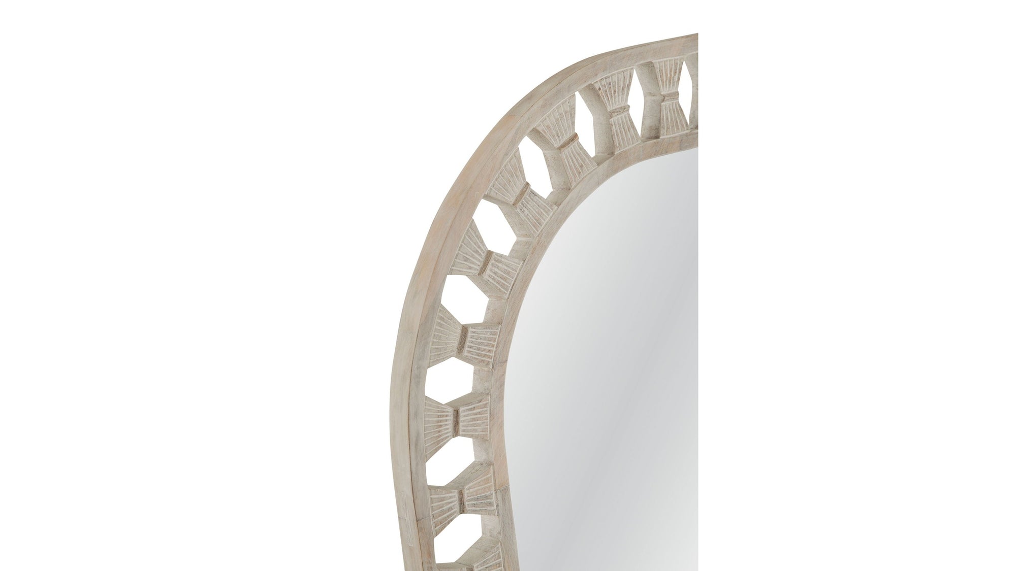 Enya - Wall Mirror - Beige
