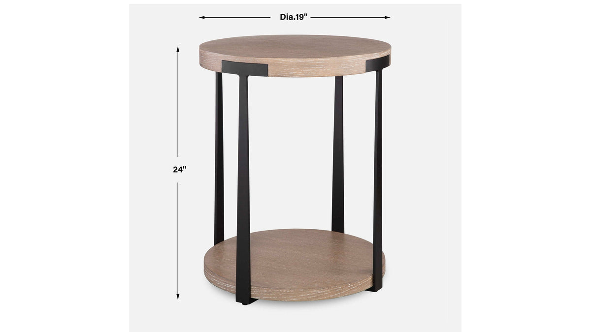 Palisade - Round Side Table - Natural