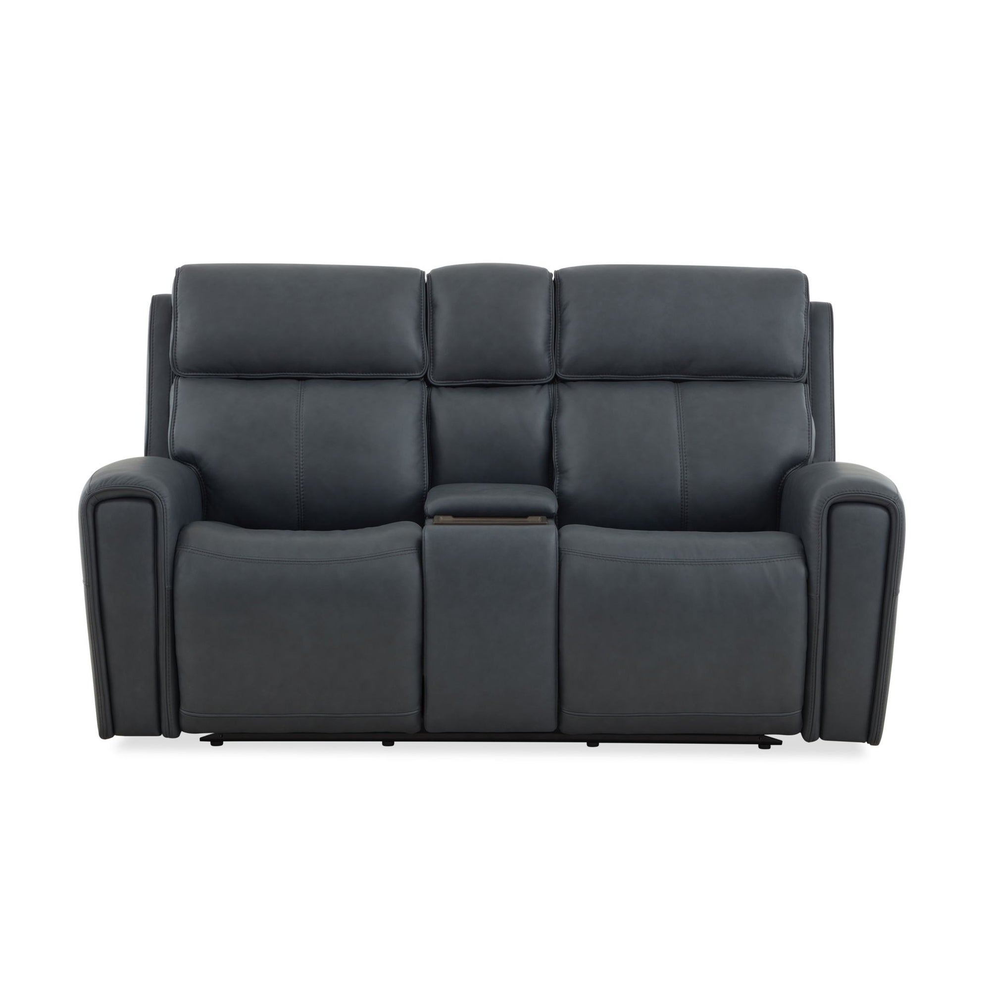 Warren - Power Reclining Loveseat With Console, Power Headrest &amp; Lumbar