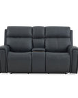 Warren - Power Reclining Loveseat With Console, Power Headrest & Lumbar