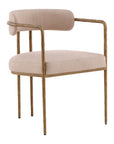 Willimington - Dining Chair (Set of 2) - Beige / Gold