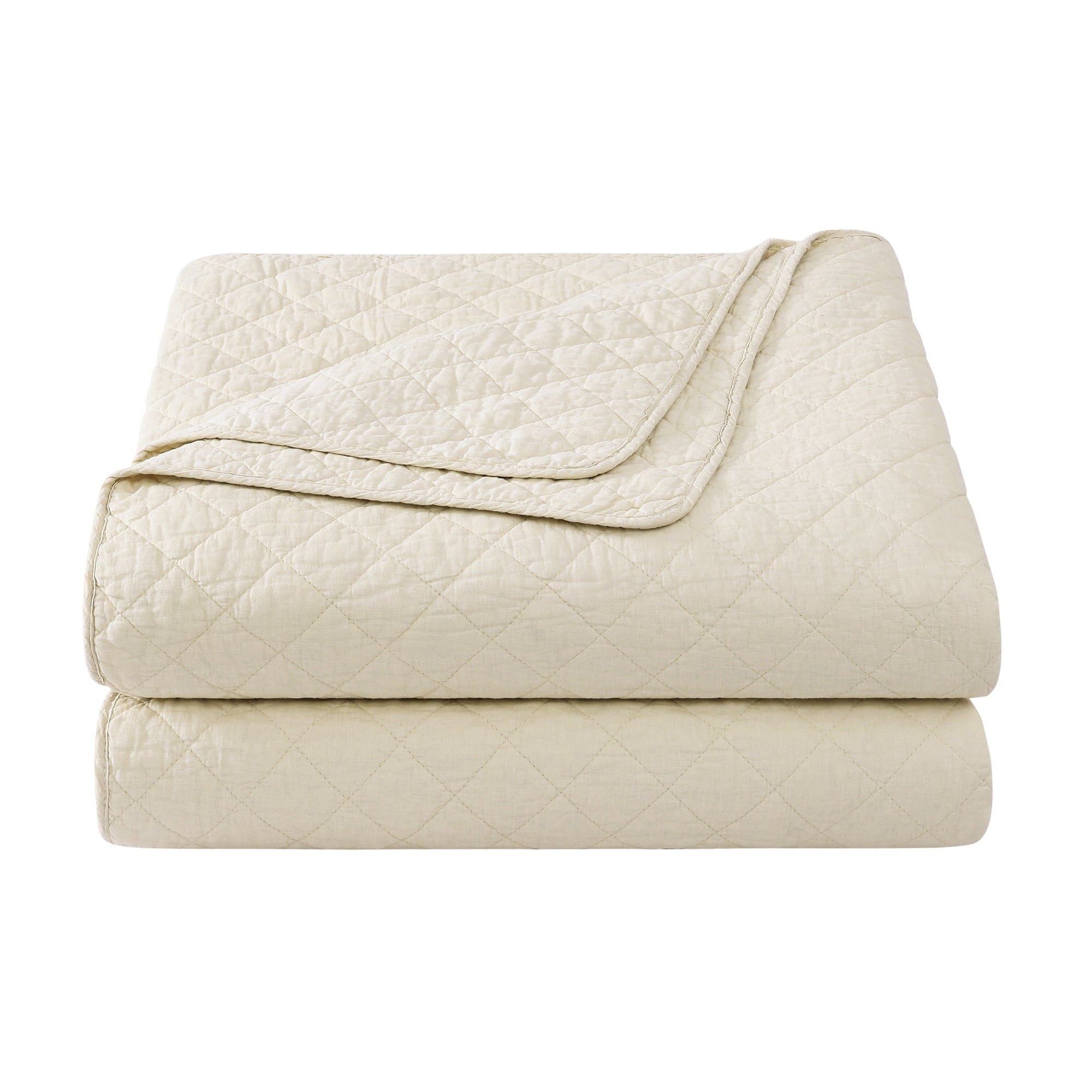 Cotton Comfort - Full/Queen Quilt Set (Set of 3) - Prairie Tan