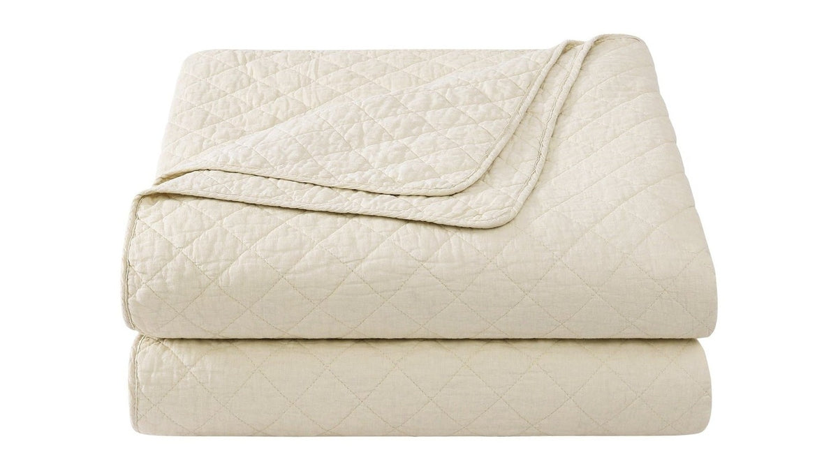 Cotton Comfort - King Quilt Set Set of 3 - Prairie Tan