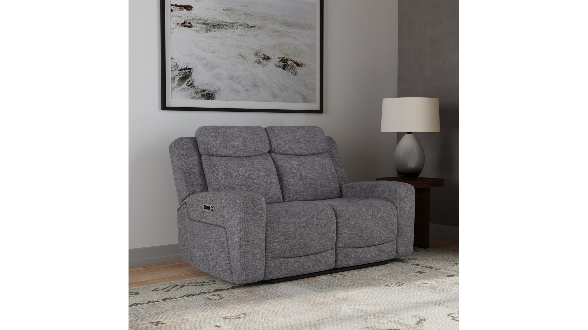 Ridge - Power Reclining Loveseat With Console And Power Headrests