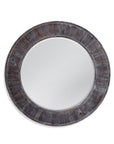 Hunter - Round Mirror - Brown