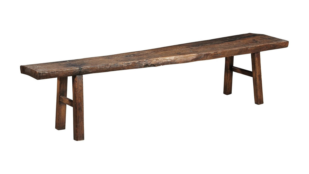 Antique - Simple Bench - Dark Brown