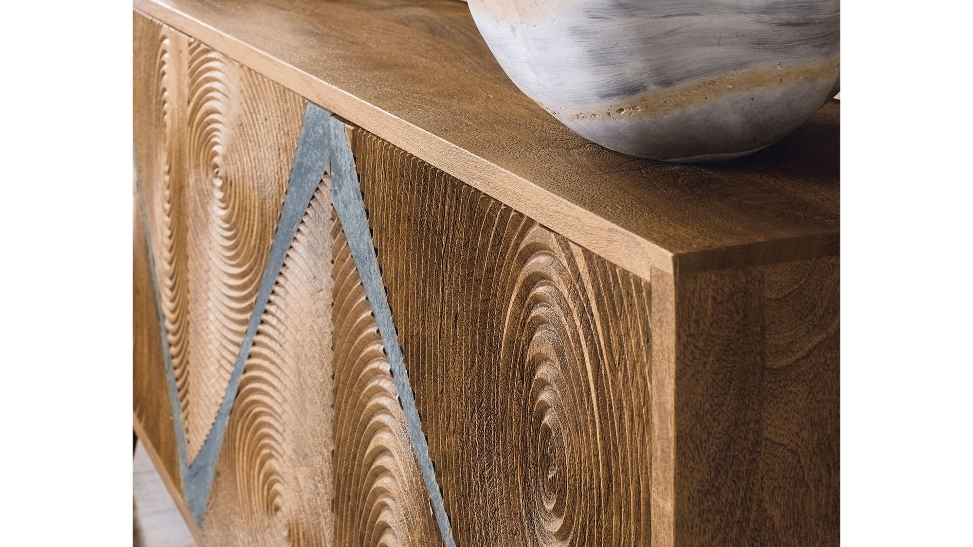 Commerce And Market - Vortex Credenza - Light Brown